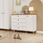 CÔMODA CUPCAKE 4GV 1PT BRANCO_NATURE